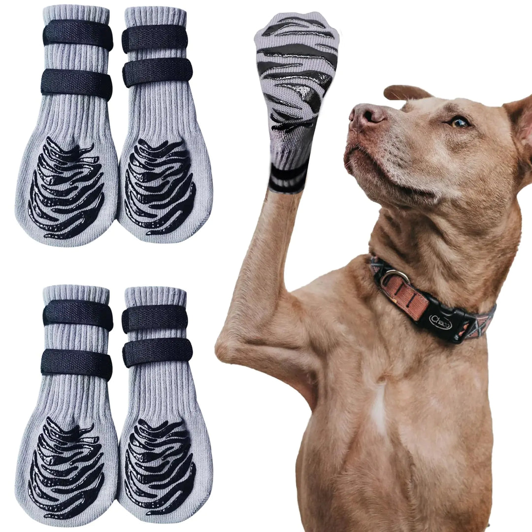 Double-Strap Anti-Slip Socks (Set of 4)